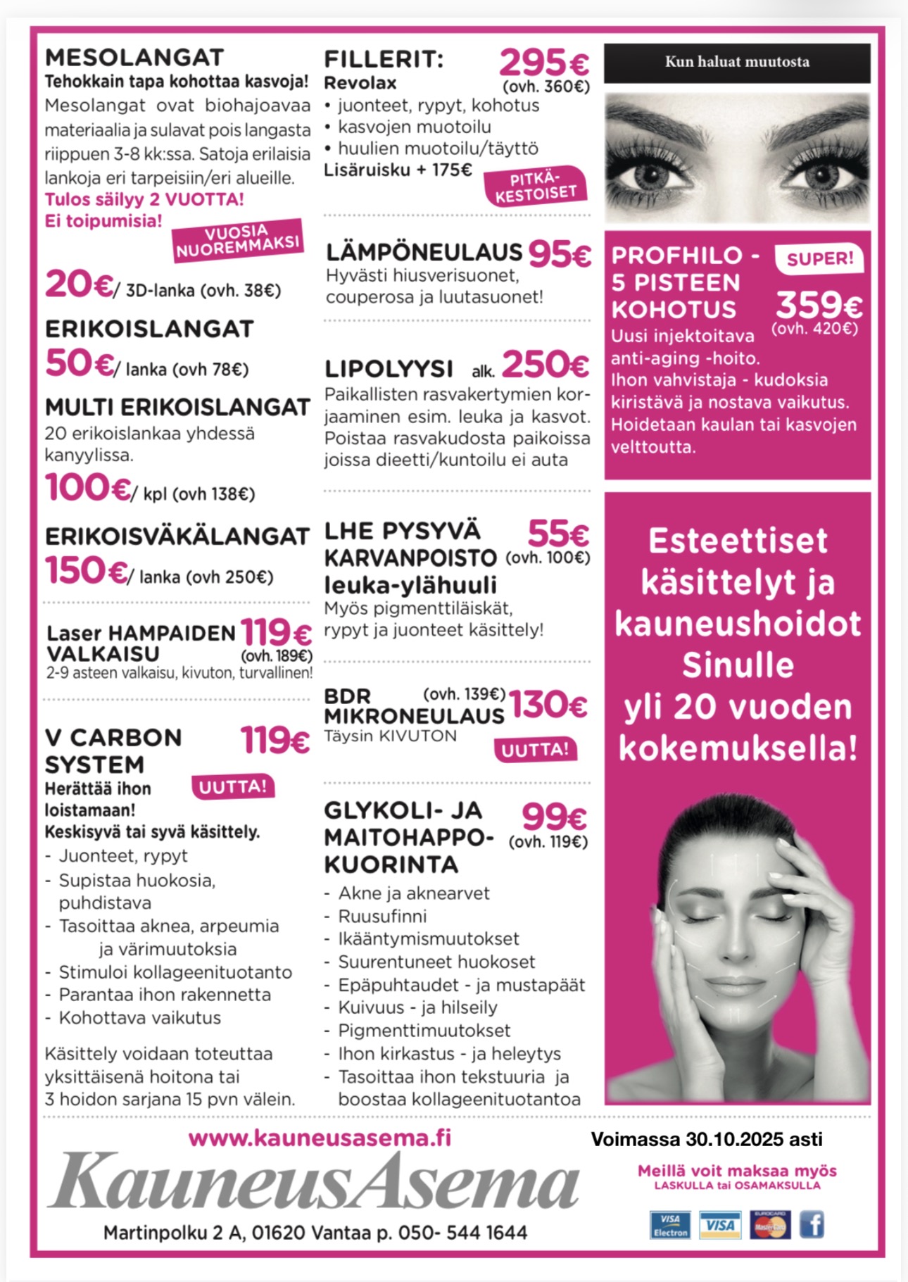 Kampanjat voimassa 30.10.2025